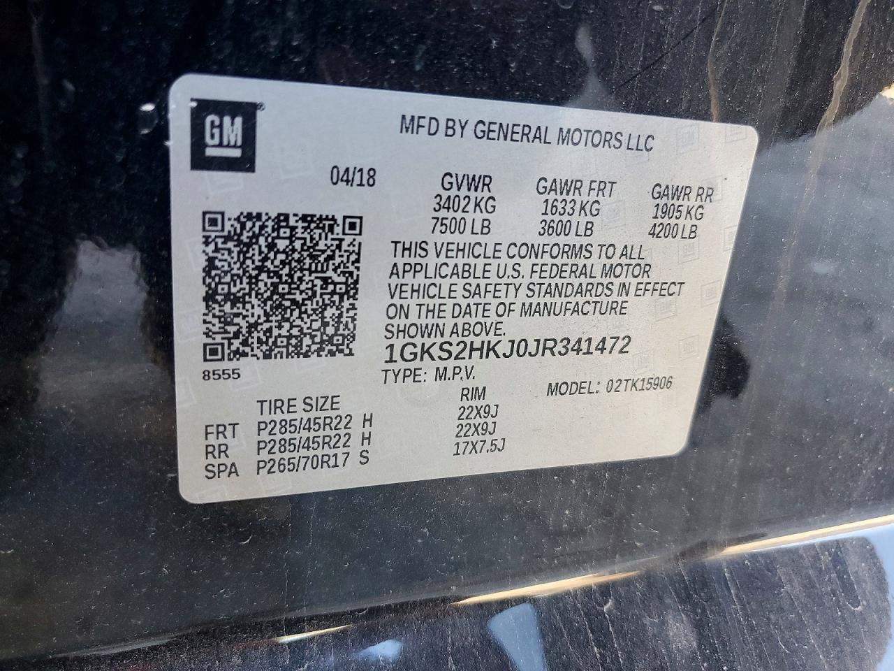 2018 GMC YUKON