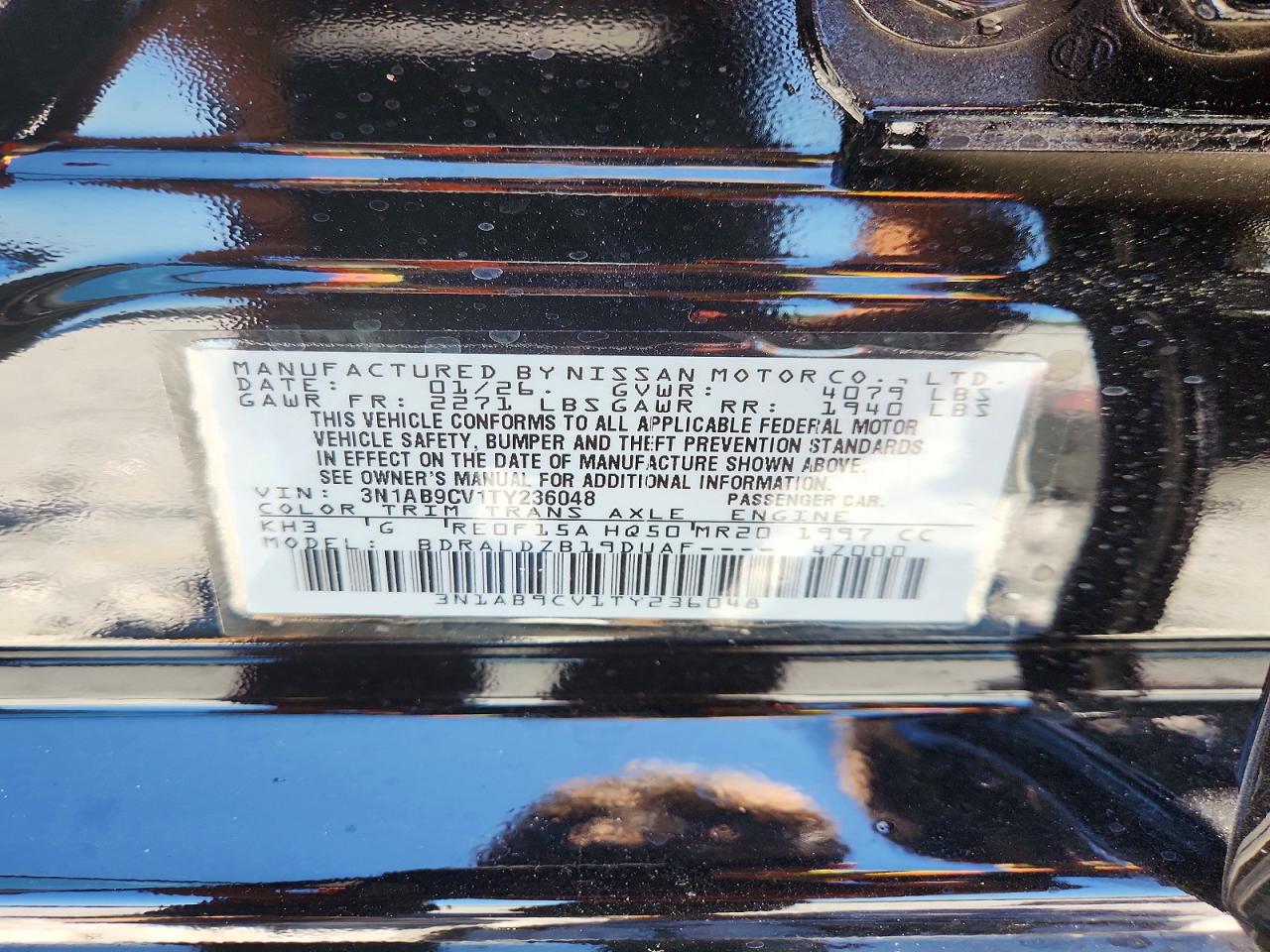 2026 NISSAN SENTRA