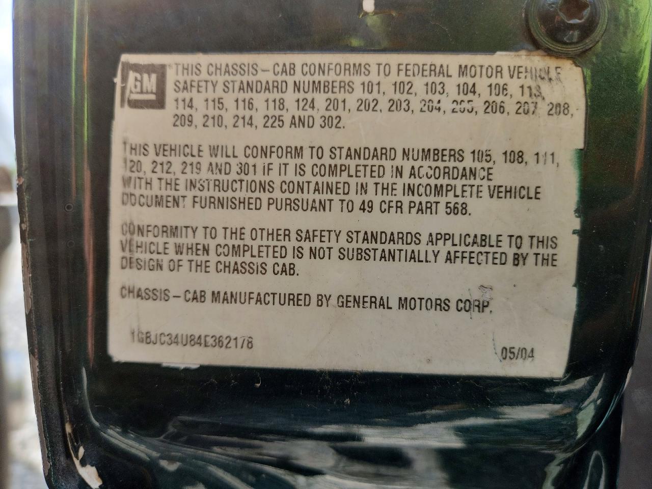 2004 CHEVROLET SILVERADO
