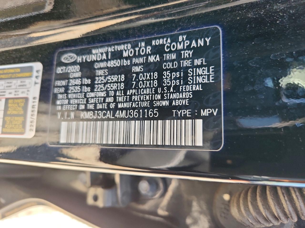 2021 HYUNDAI TUCSON