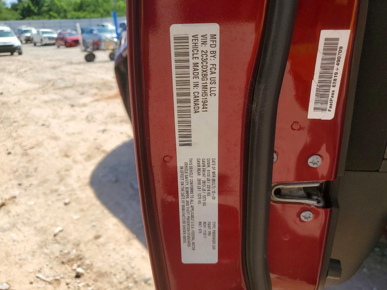 2021 DODGE CHARGER