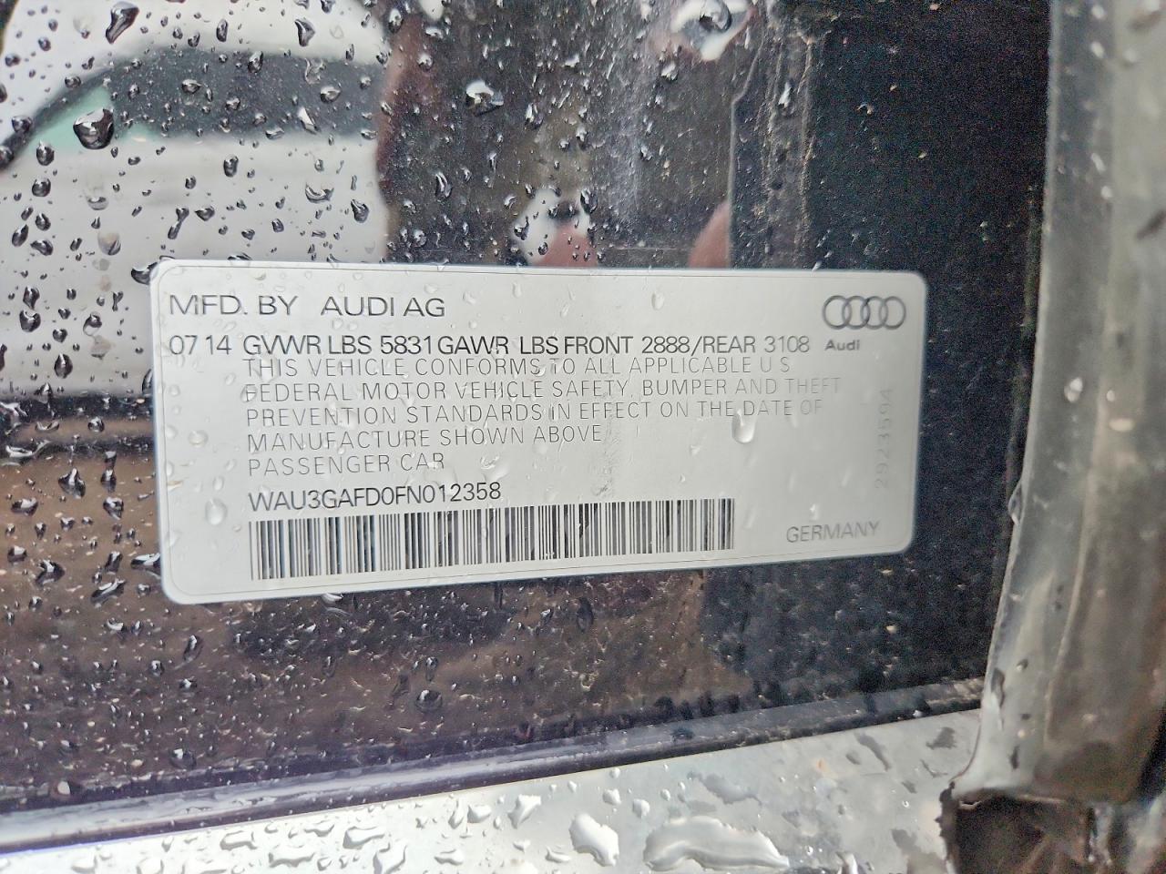 2015 AUDI A8