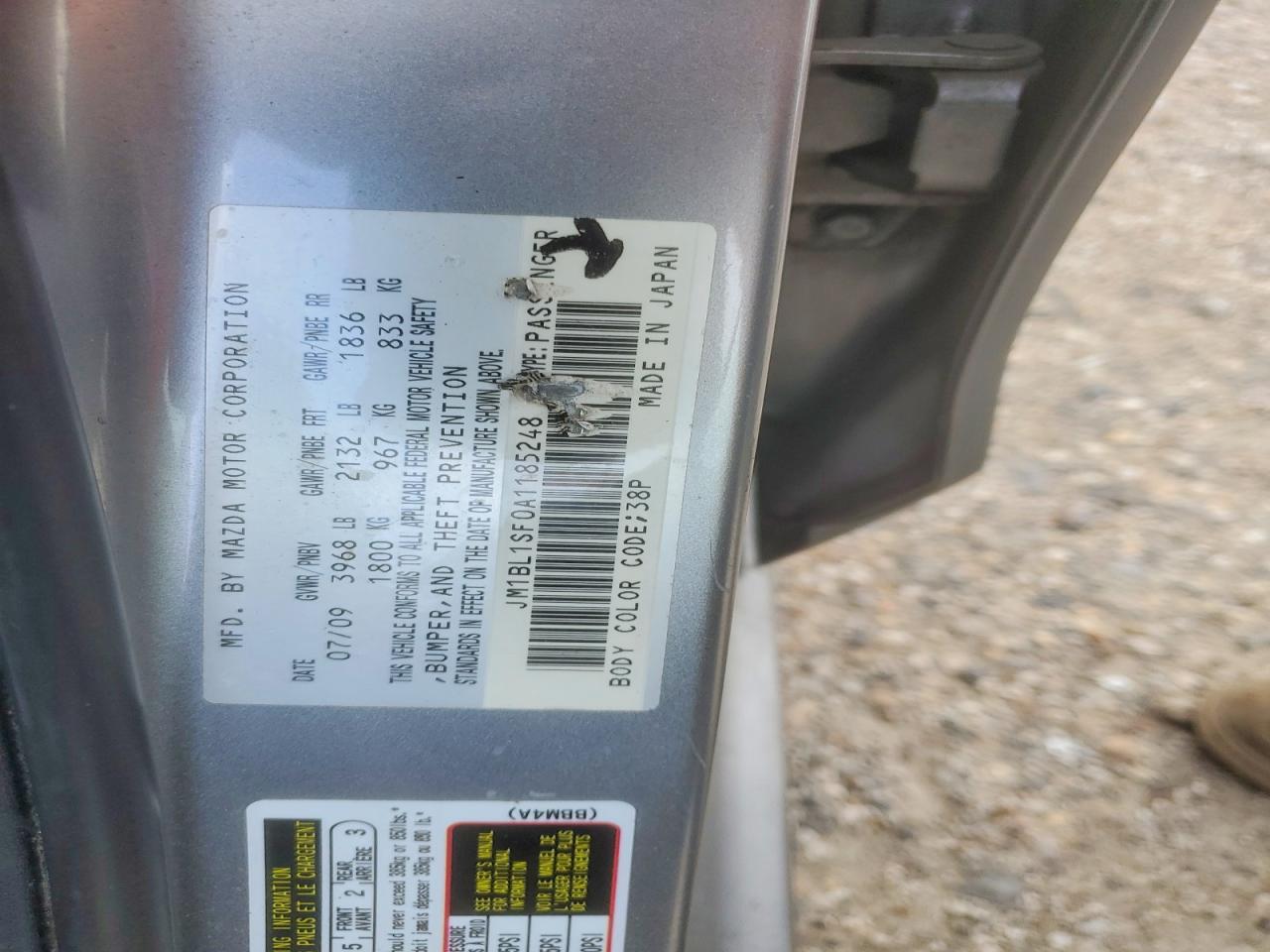 2010 MAZDA 3