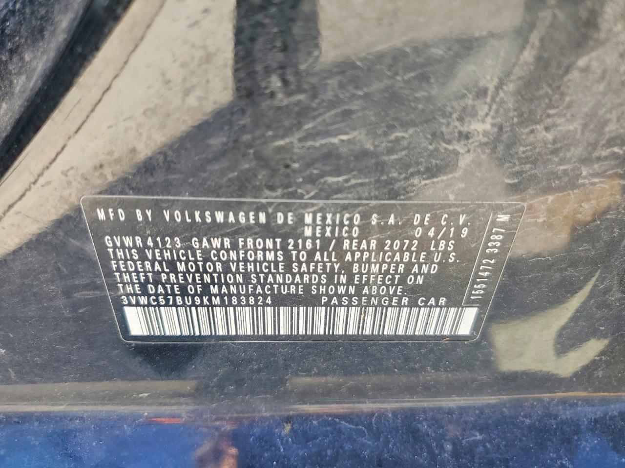 2019 VOLKSWAGEN JETTA