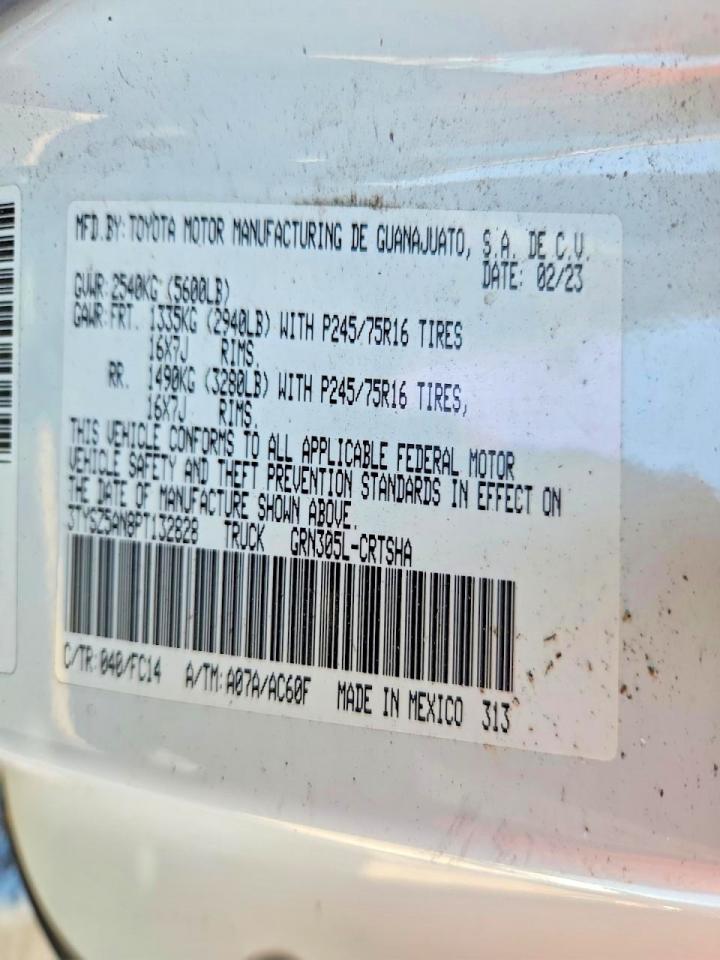 2023 TOYOTA TACOMA