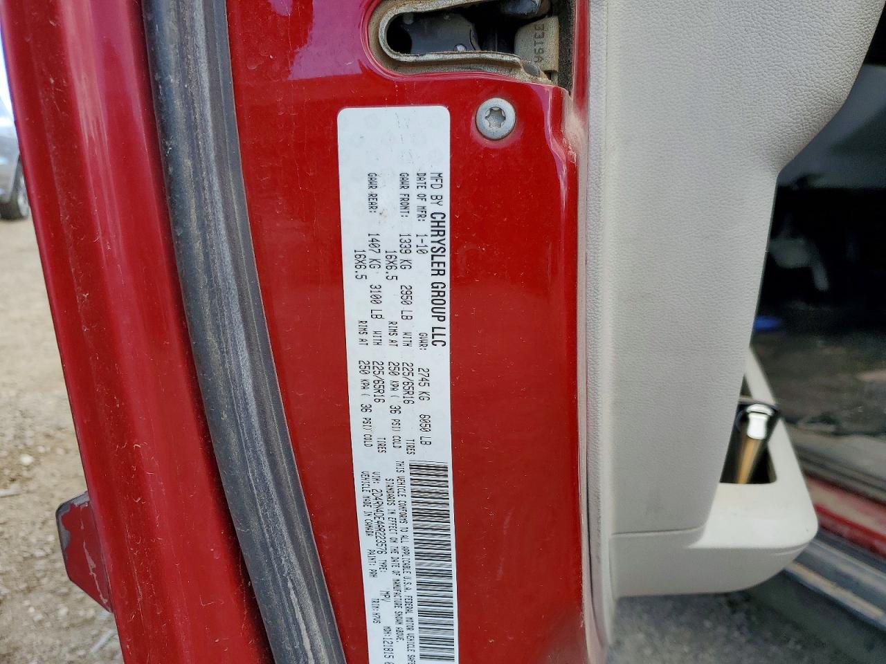 2010 DODGE CARAVAN