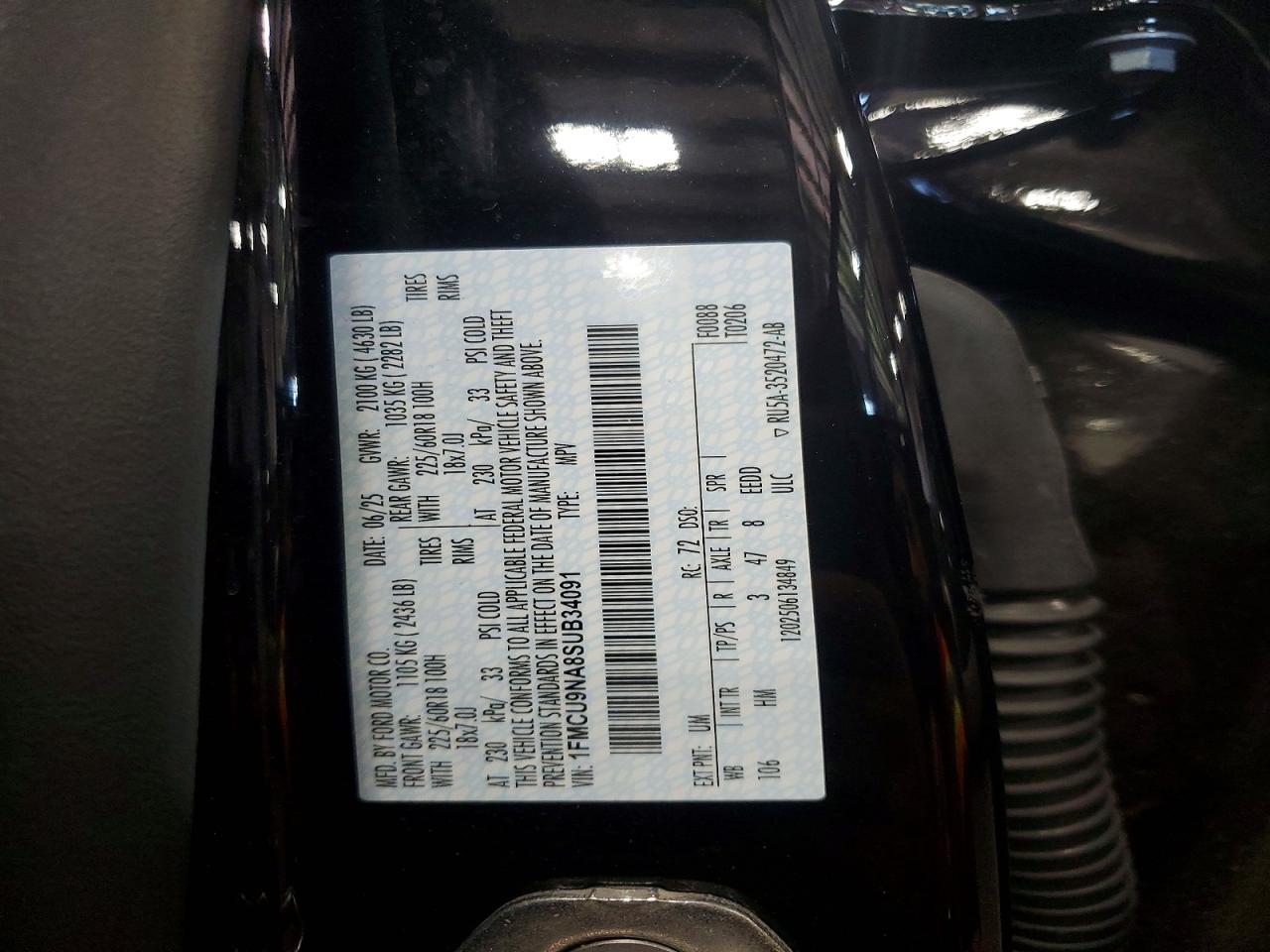 2025 FORD ESCAPE
