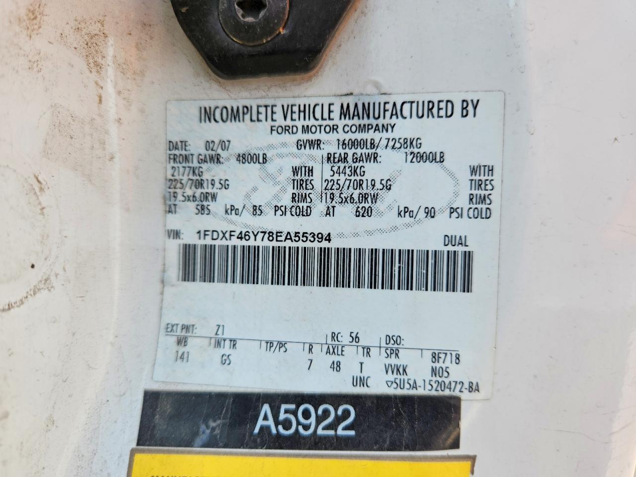 2008 FORD F450