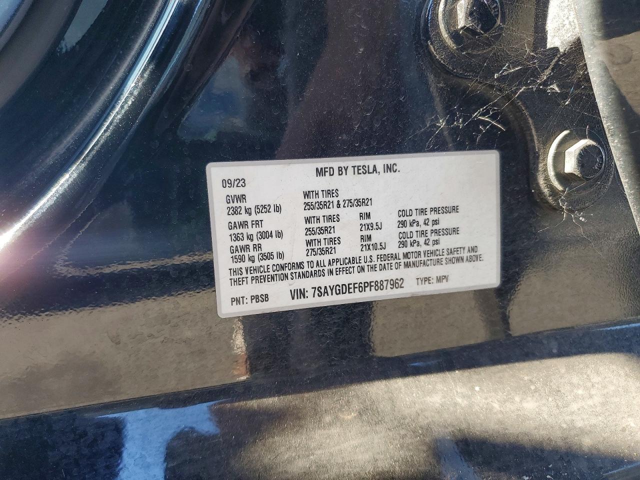 2023 TESLA MODEL Y