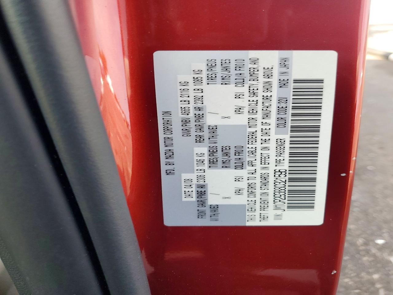 2008 MAZDA 5