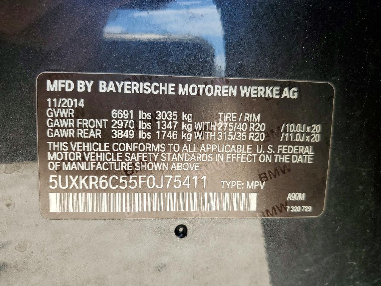 2015 BMW X5