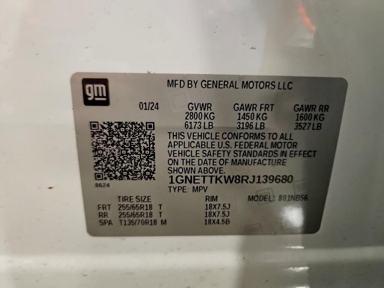 2024 CHEVROLET TRAVERSE