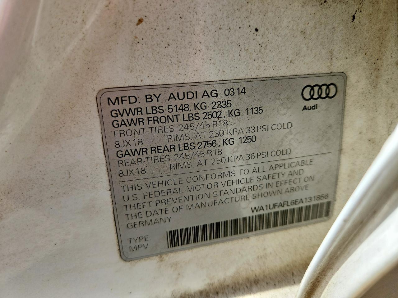 2014 AUDI A4