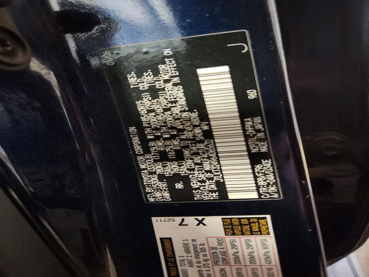 2006 TOYOTA SCION