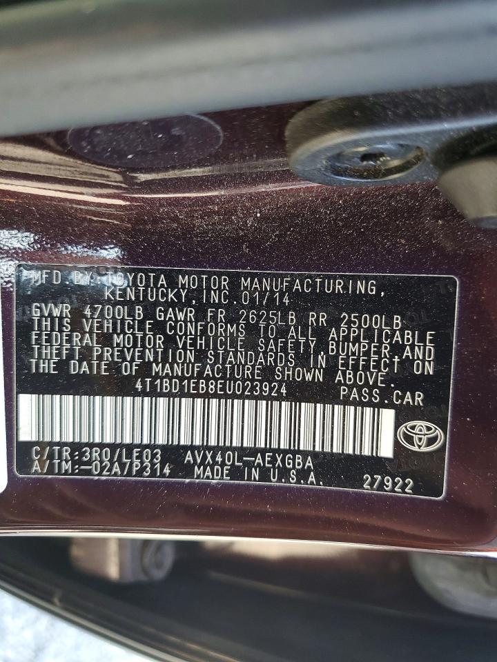 2014 TOYOTA AVALON