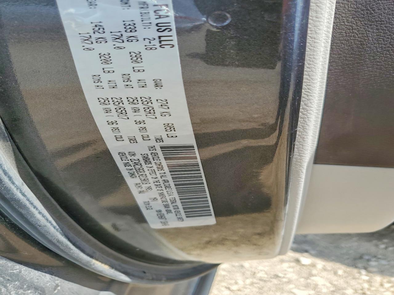 2018 CHRYSLER PACIFICA