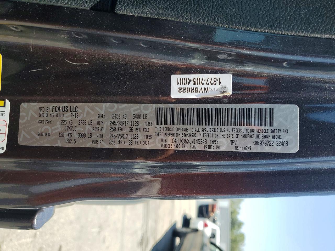 2018 JEEP WRANGLER