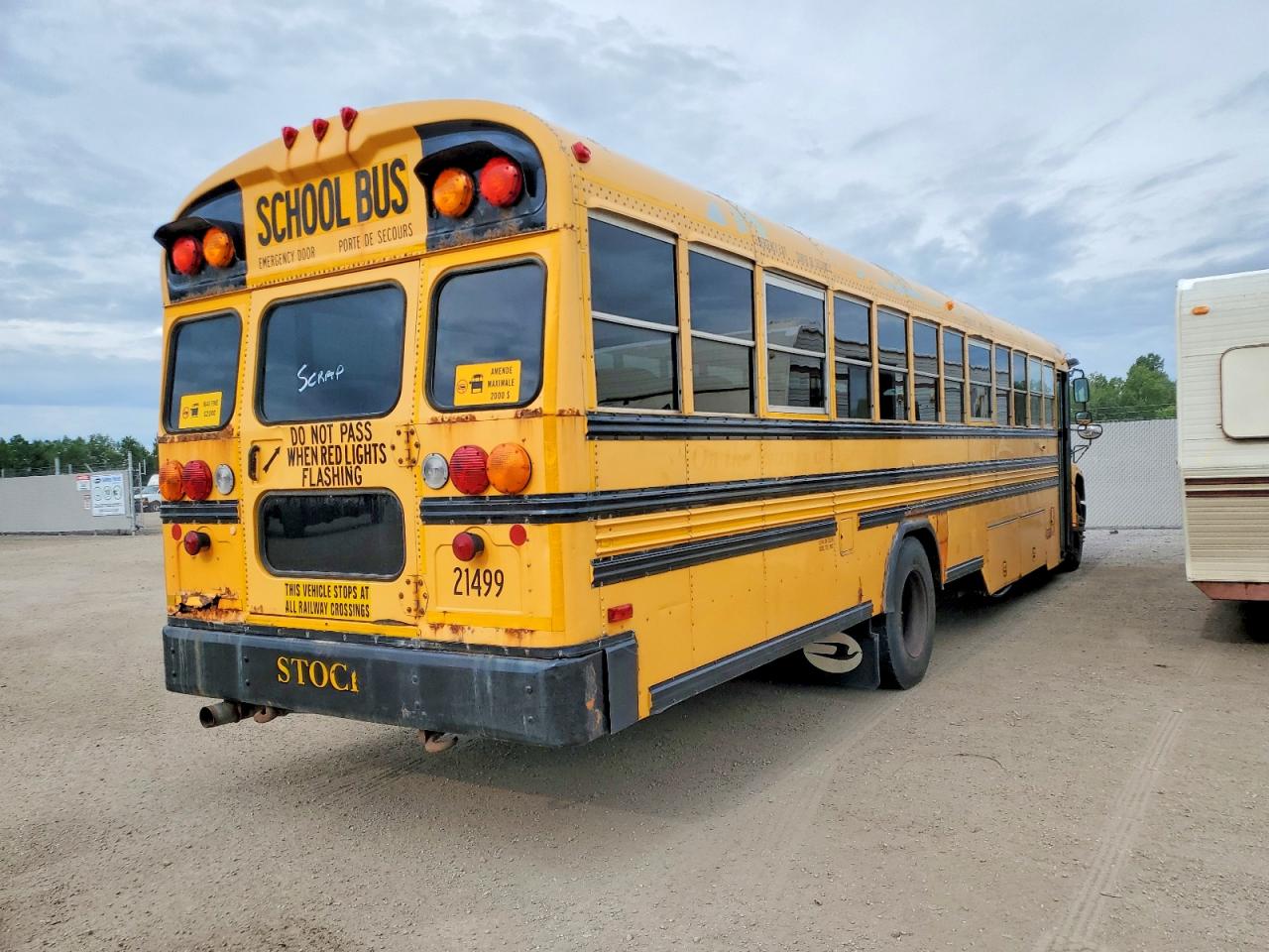 2012 BLUEBIRD SCHOOL BUS