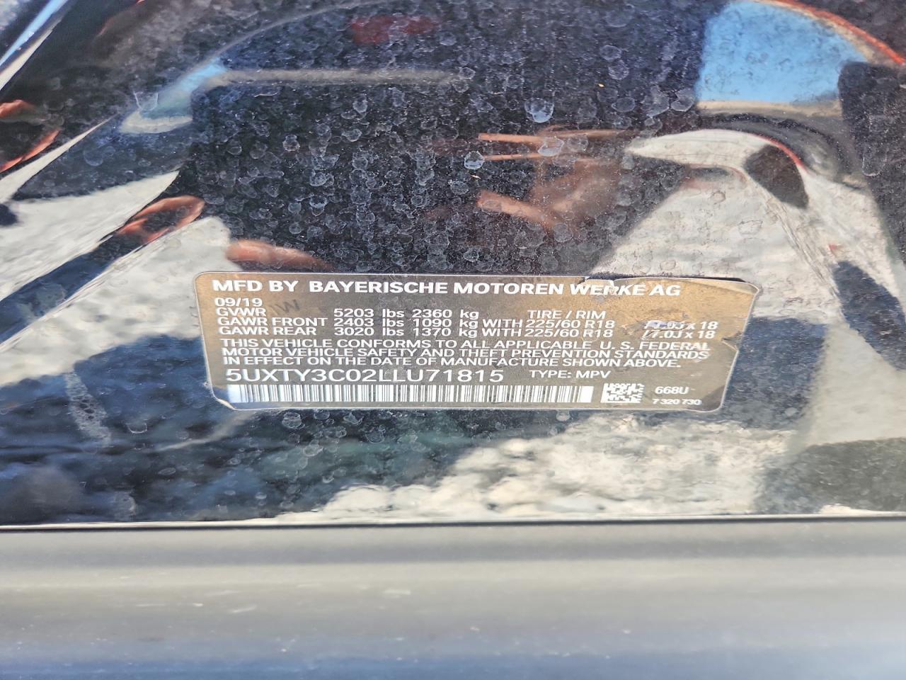 2020 BMW X3