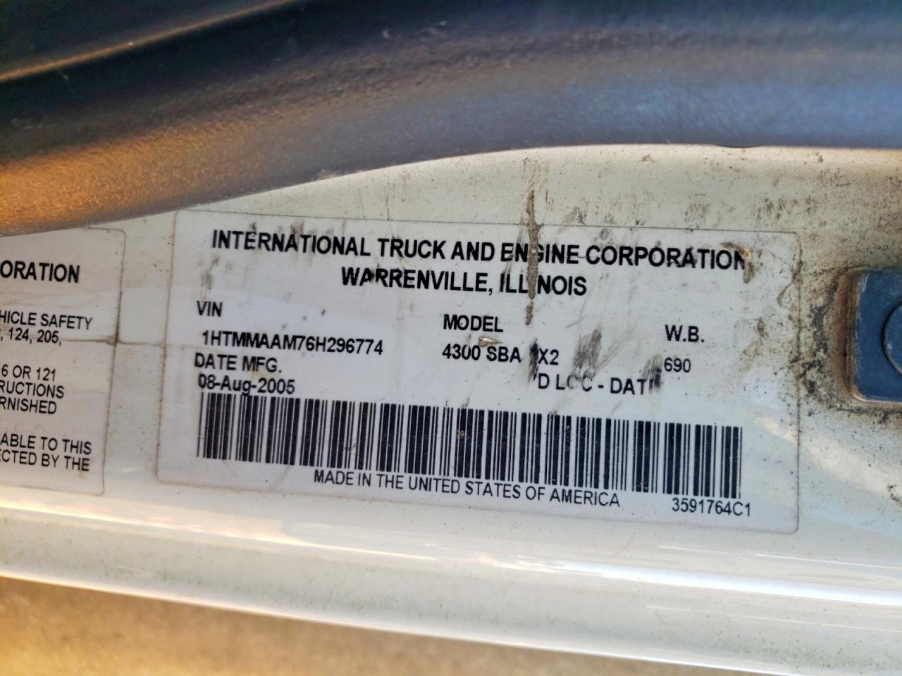 2006 INTERNATIONAL 4000 SERIE