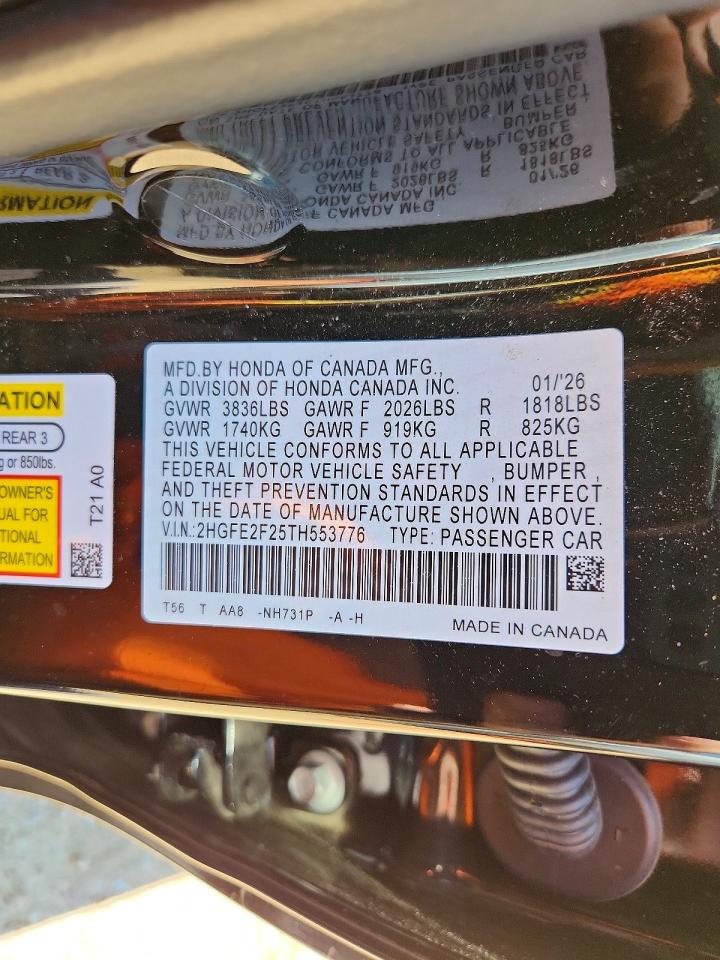 2026 HONDA CIVIC