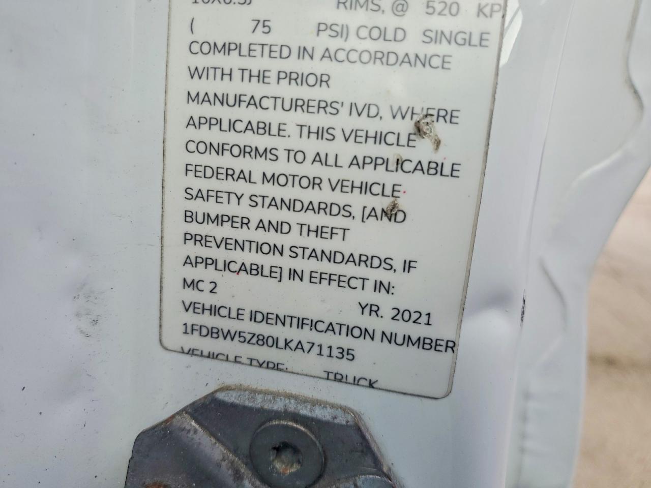2020 FORD TRANSIT