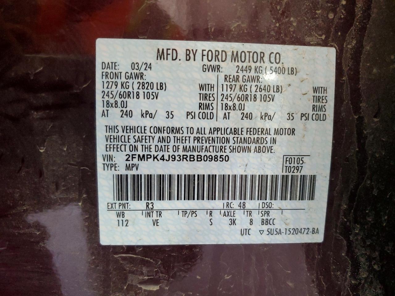 2024 FORD EDGE