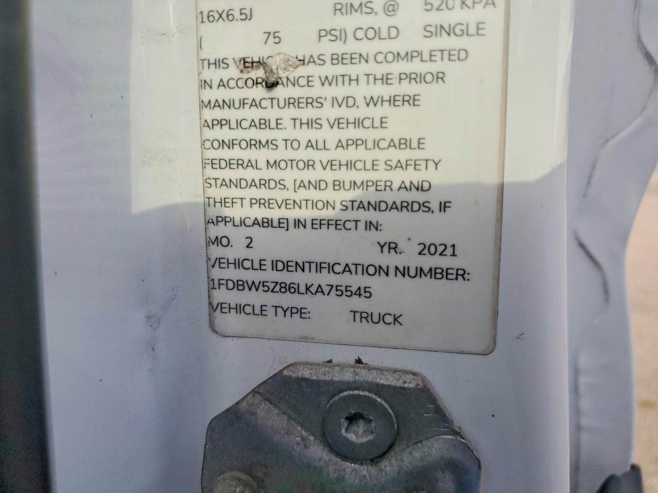2020 FORD TRANSIT