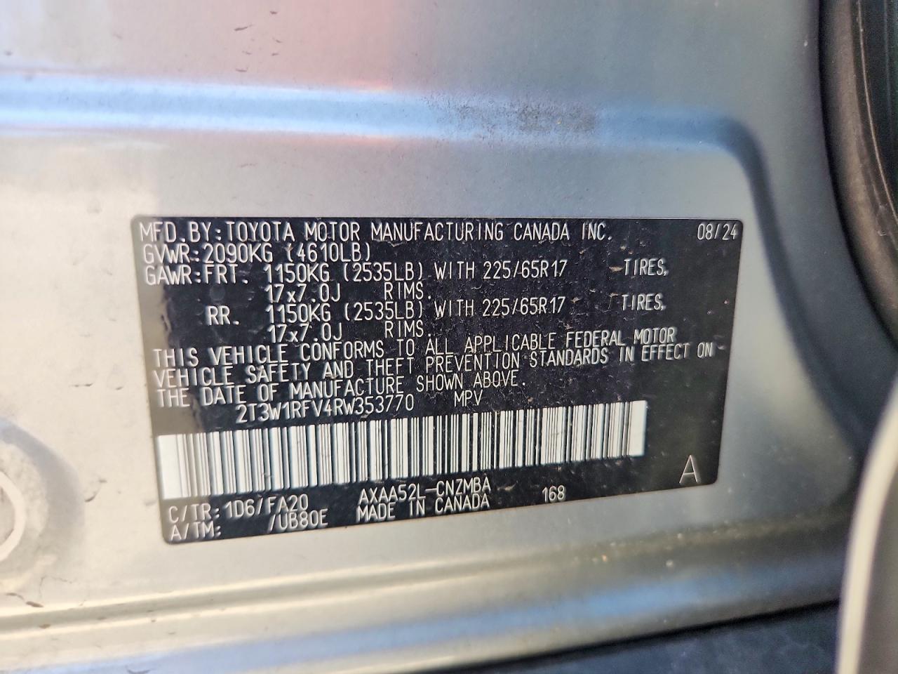 2024 TOYOTA RAV4