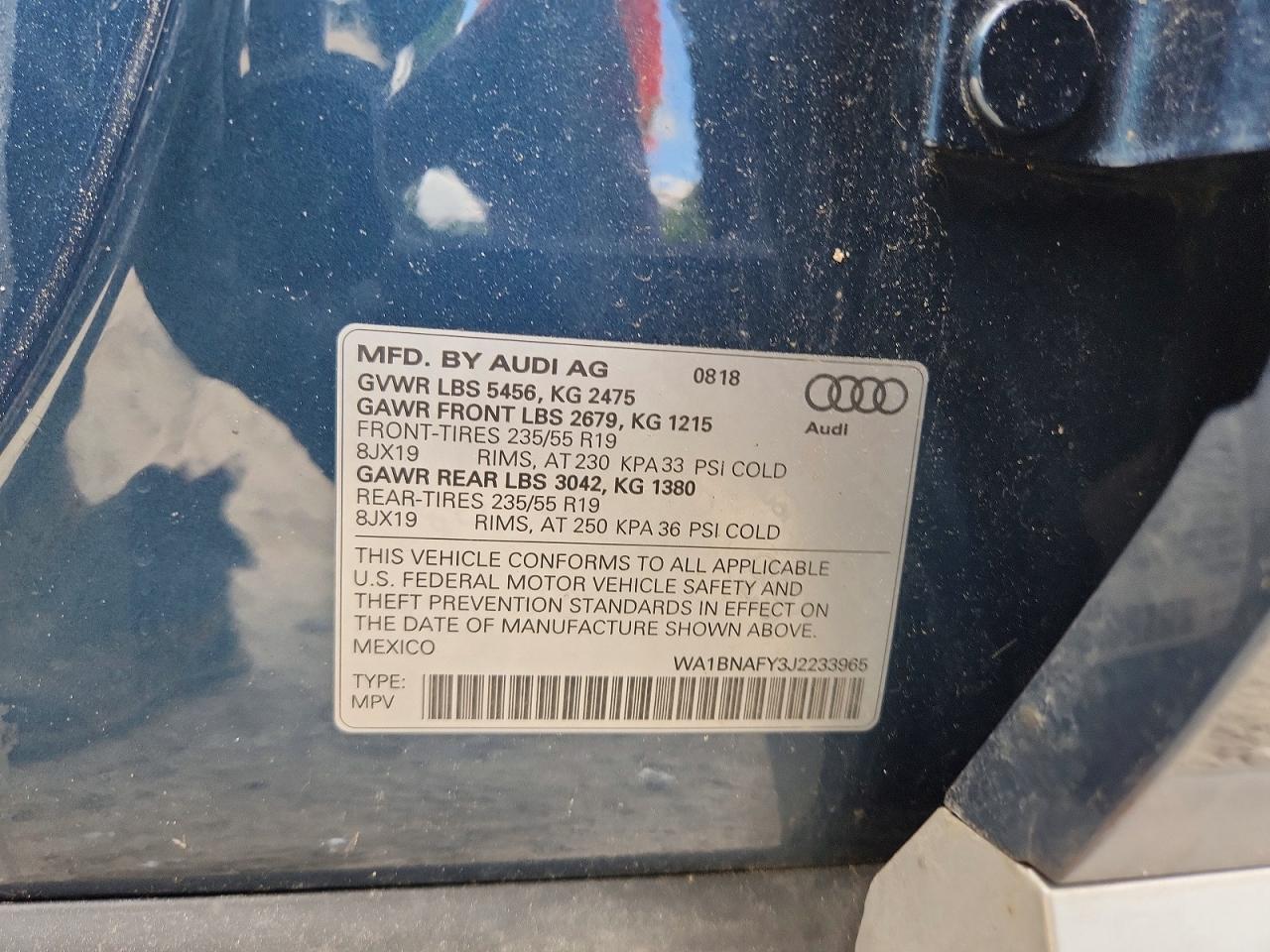 2018 AUDI Q5
