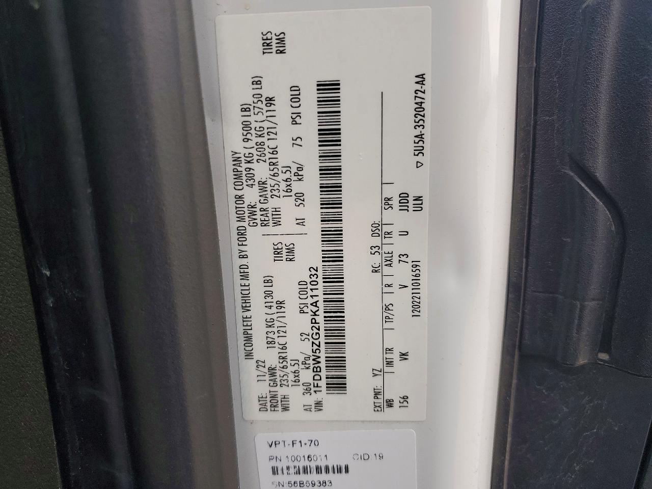 2023 FORD TRANSIT