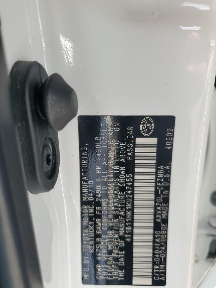 2019 TOYOTA CAMRY