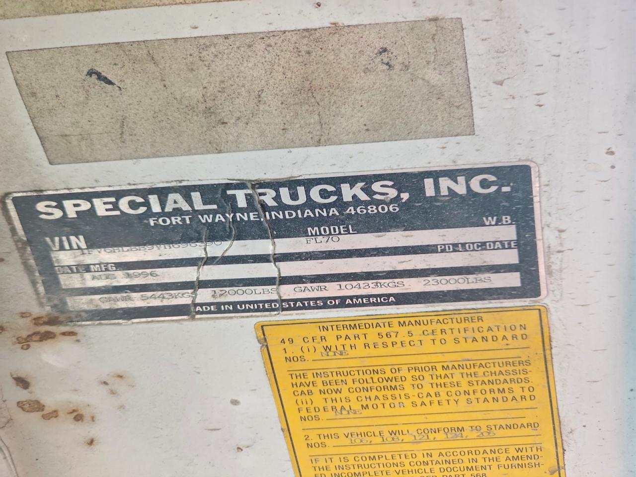 1997 FREIGHTLINER ALL OTHER
