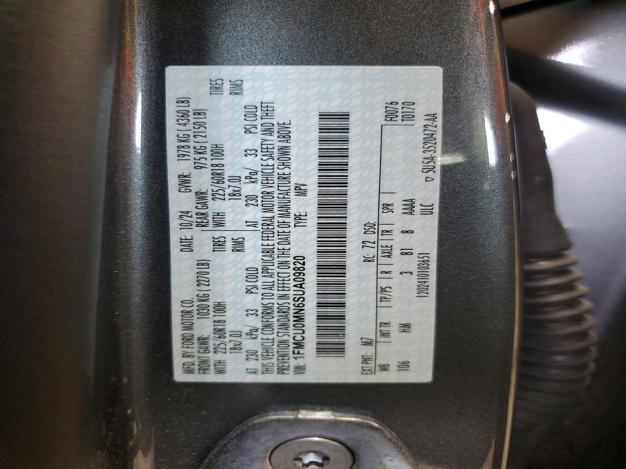 2025 FORD ESCAPE