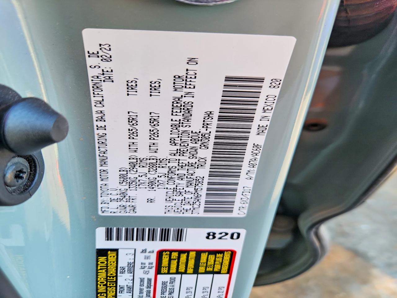 2023 TOYOTA TACOMA