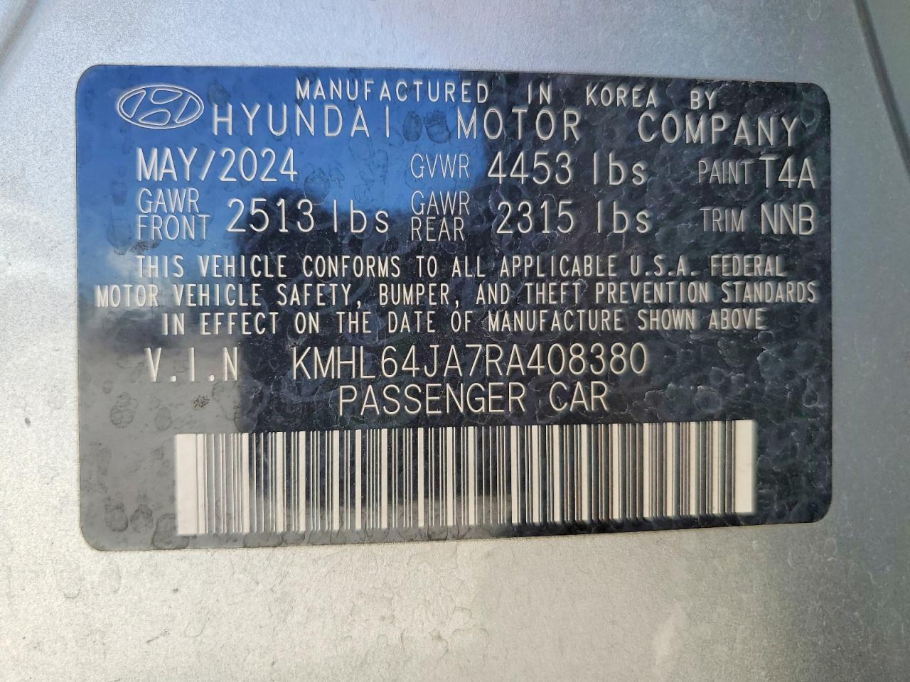 2024 HYUNDAI SONATA