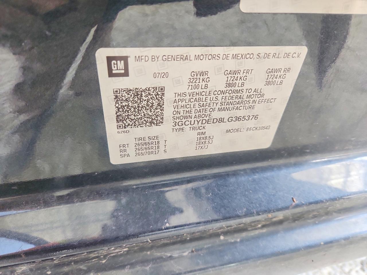 2020 CHEVROLET C/K1500