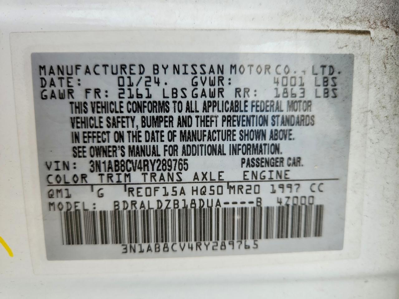 2024 NISSAN SENTRA