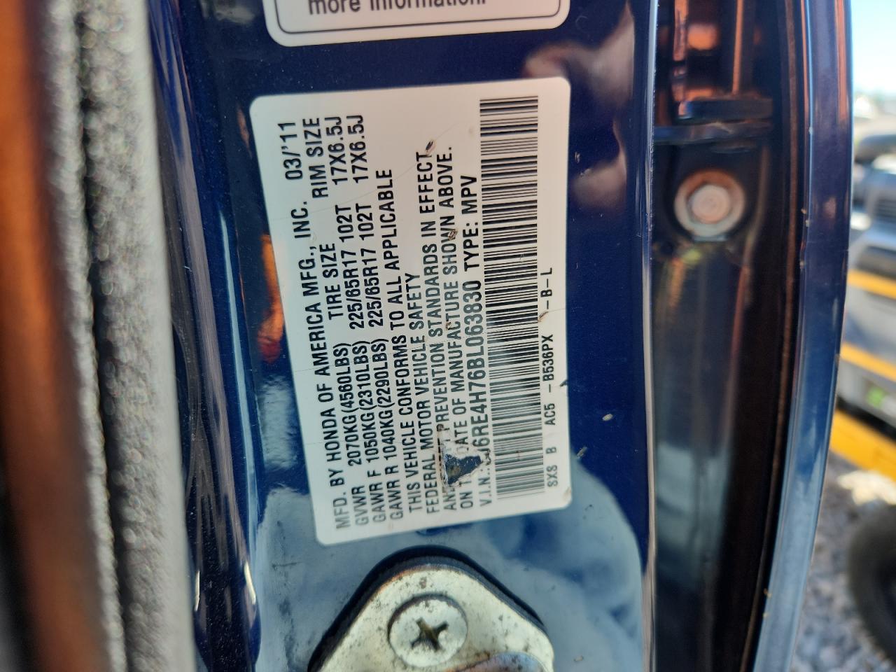 2011 HONDA CRV