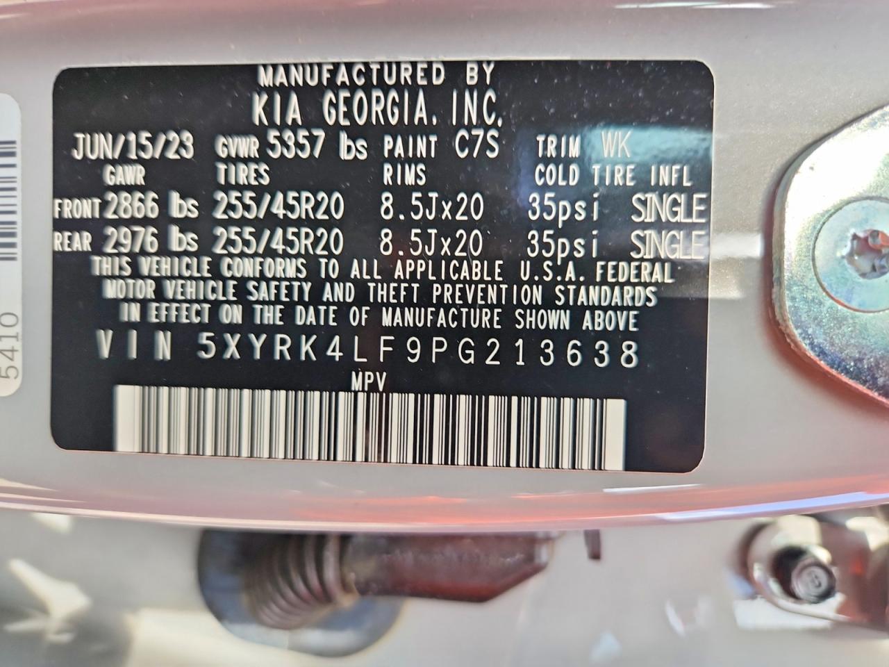 2023 KIA SORENTO