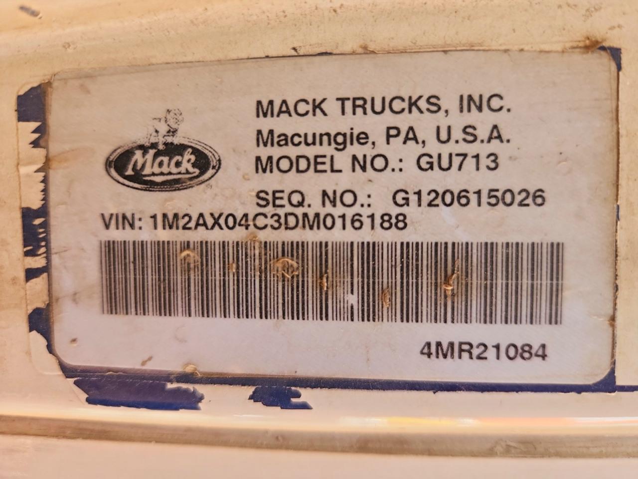 2013 MACK ALL OTHER