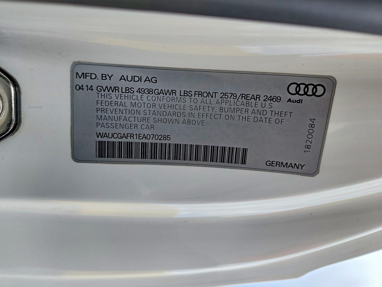 2014 AUDI S5/RS5