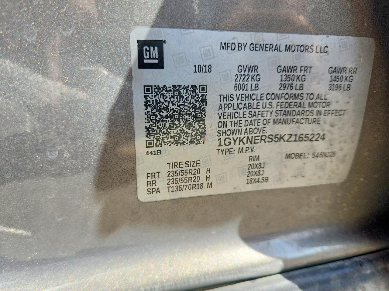 2019 CADILLAC XT5