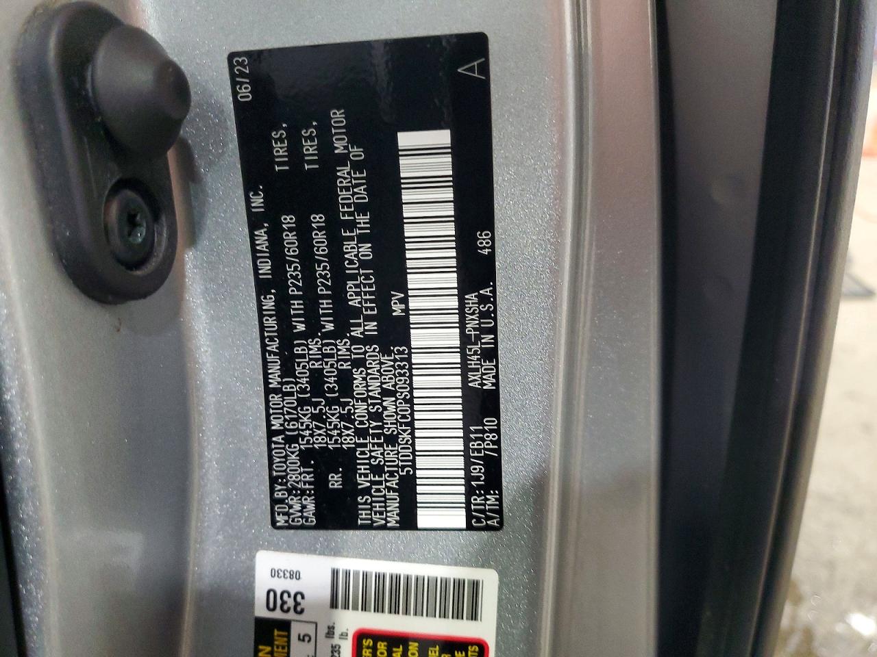 2023 TOYOTA SIENNA