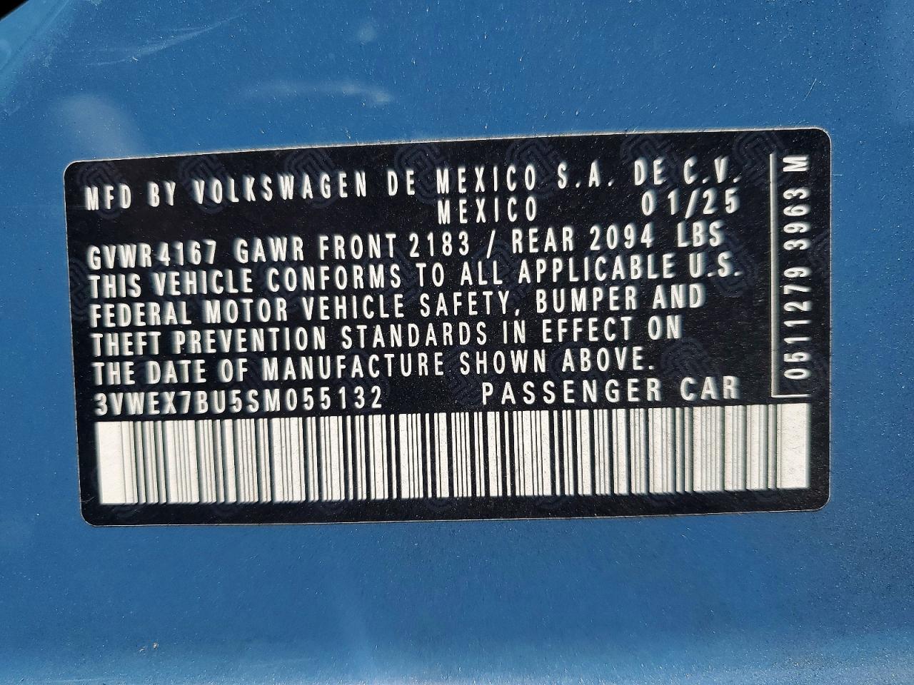 2025 VOLKSWAGEN JETTA