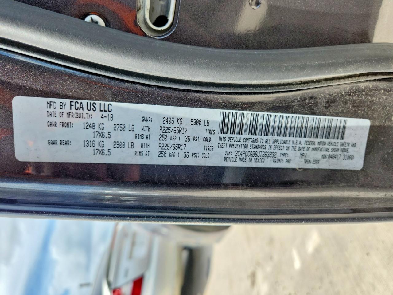 2018 DODGE JOURNEY
