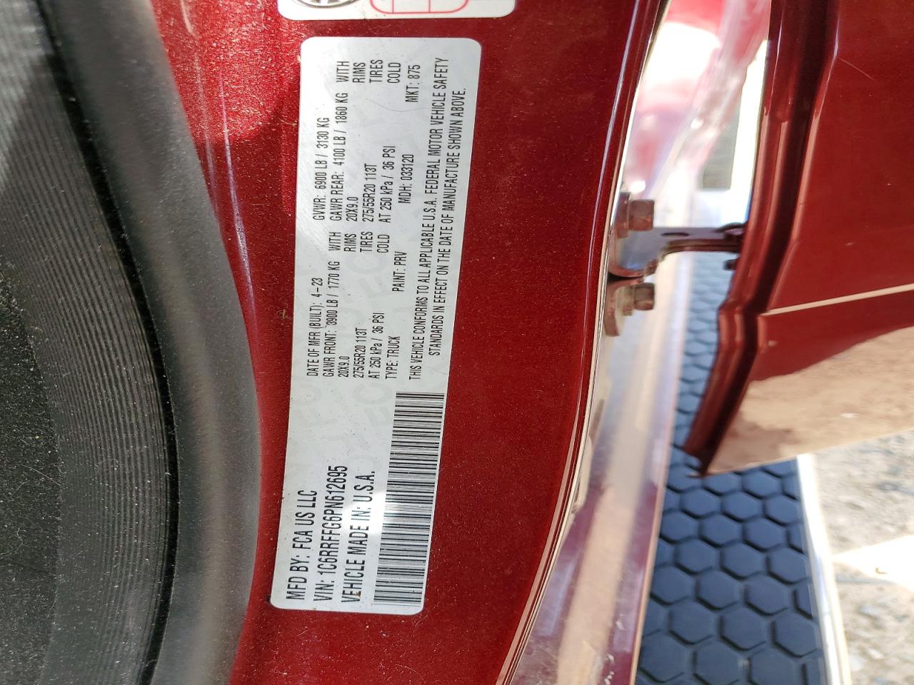 2023 RAM 1500