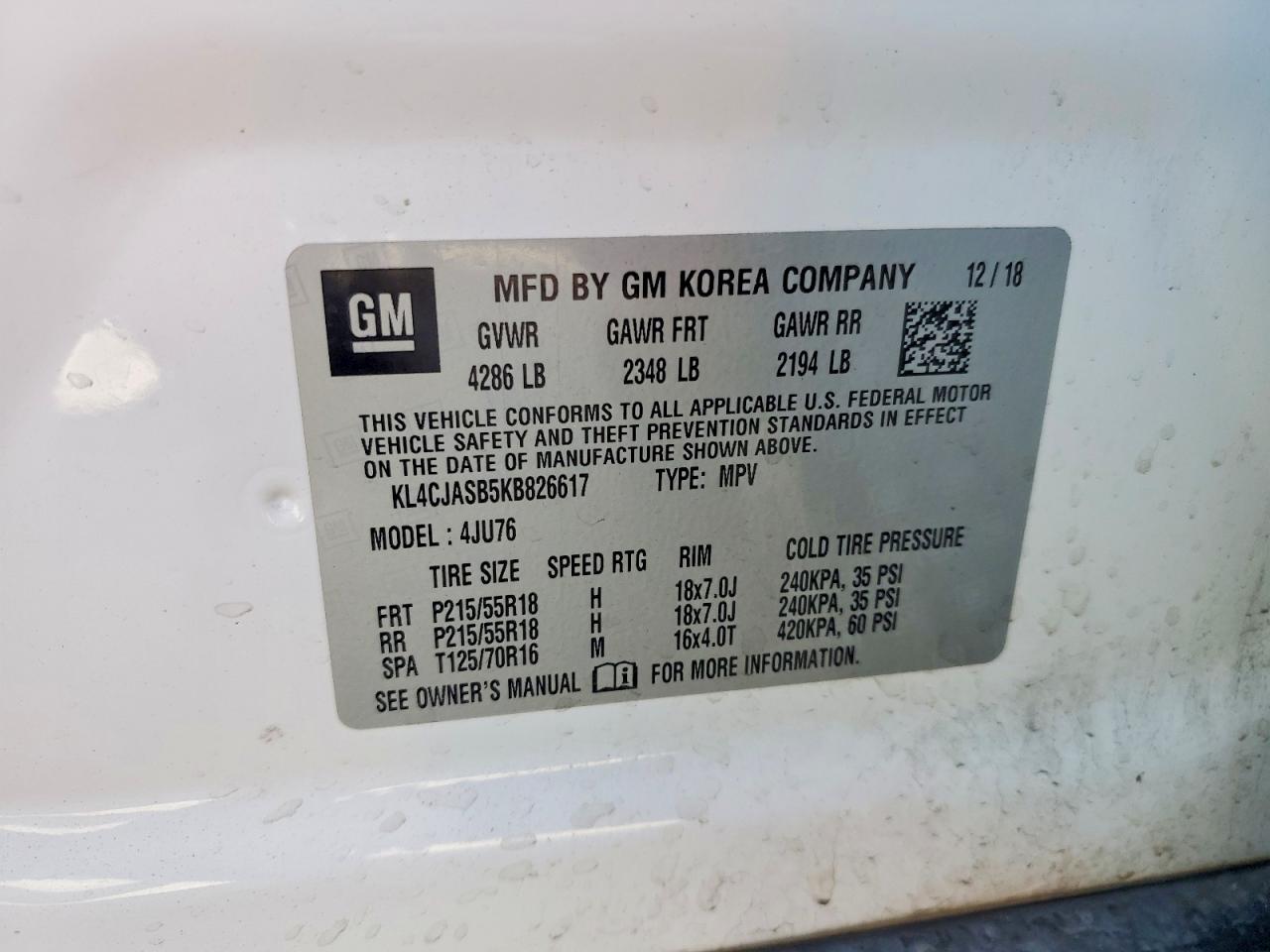 2019 BUICK ENCORE