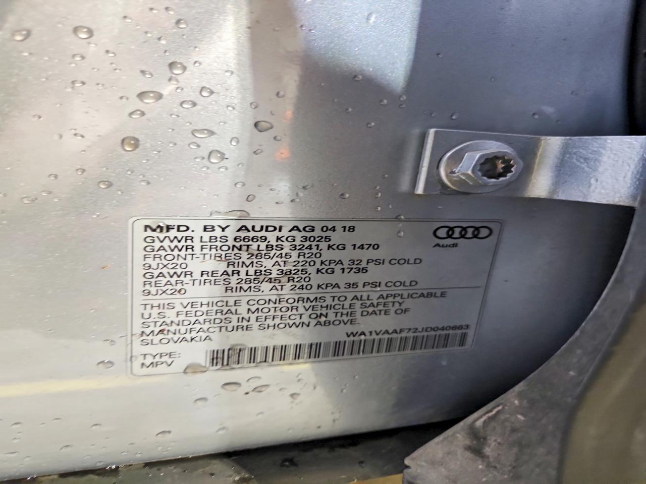 2018 AUDI Q7