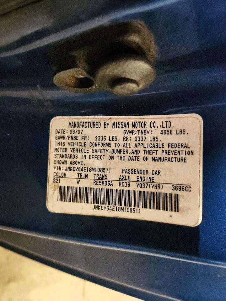 2008 INFINITI G37